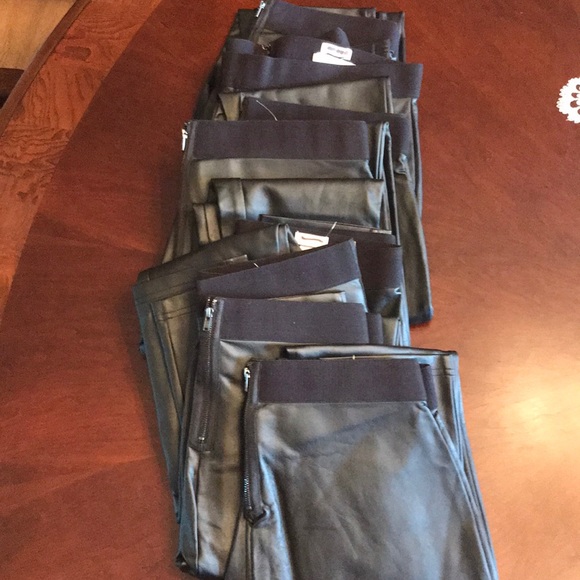 J Crew Vegan Leather Leggings - Picture 2 of 6